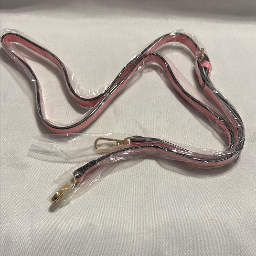 Pink Crossbody Strap with Gold Hardware NWOT